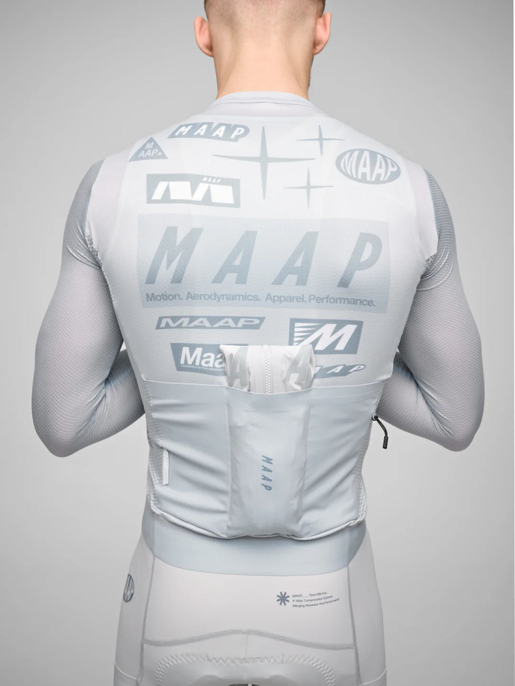 Maillot Manches Longues Drome Pro Air   3.0 - Ice Gray