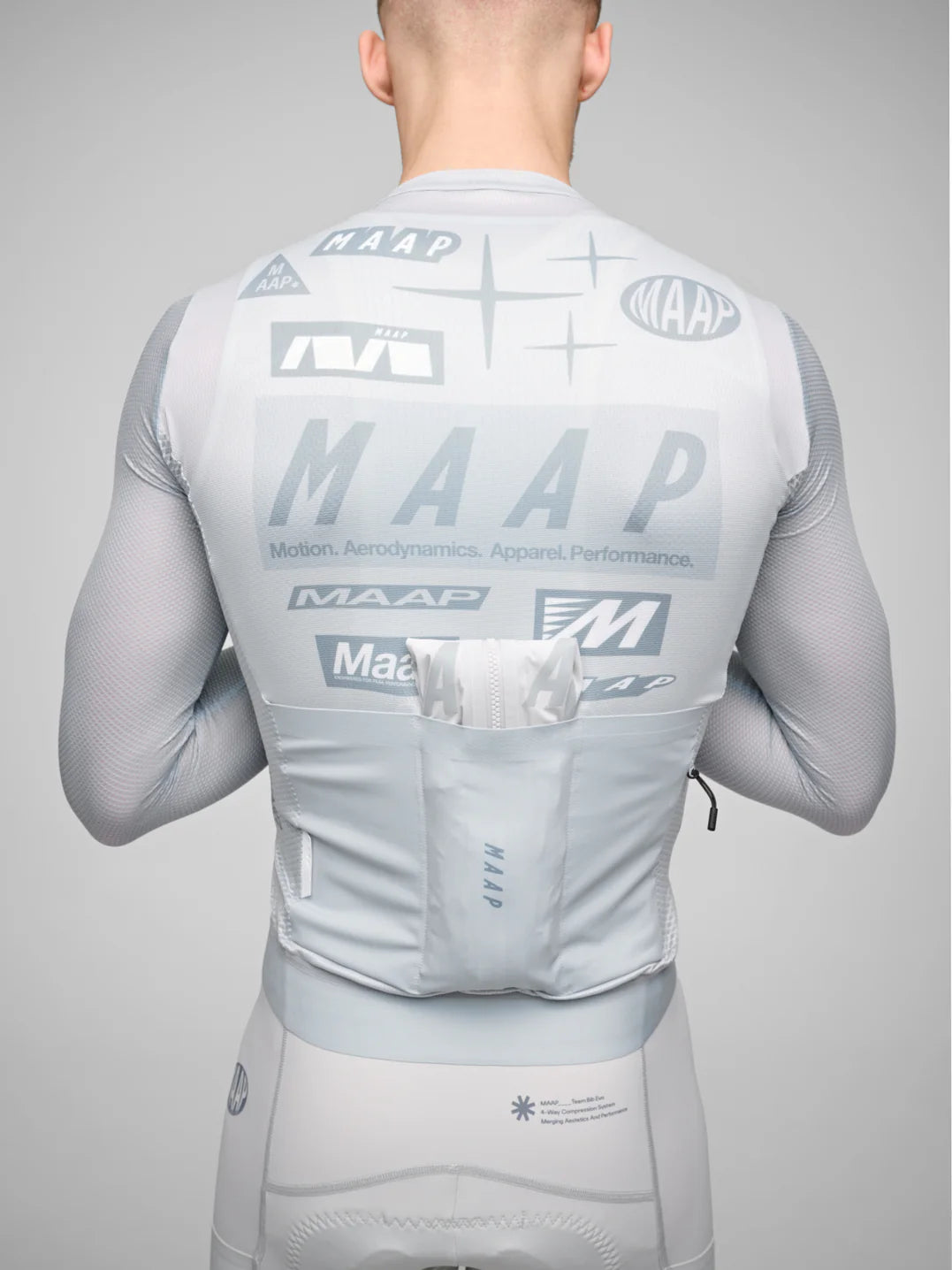 Maillot Manches Longues Drome Pro Air   3.0 - Ice Gray