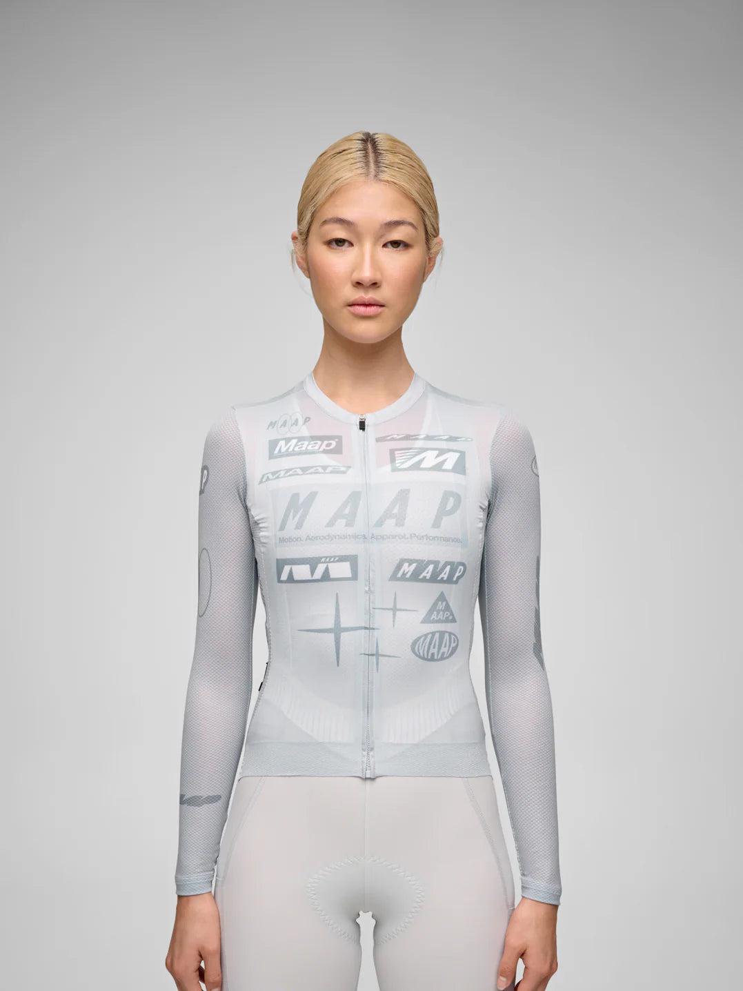Femme Maillot Manches Longues Pro air 3.0 Drome - Ice Gray