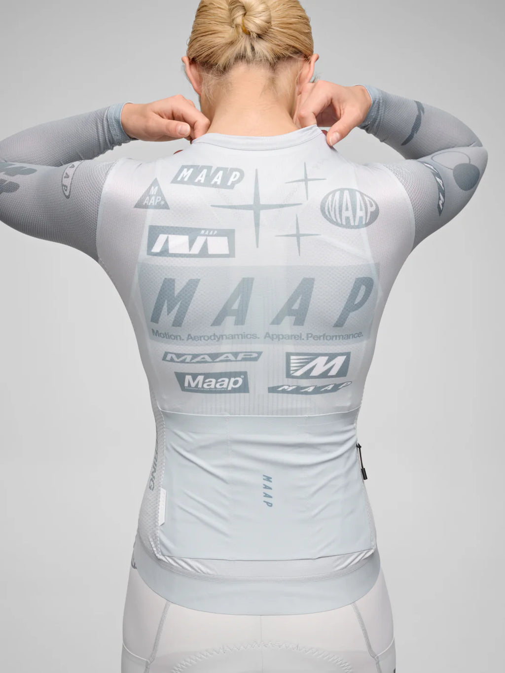 Femme Maillot Manches Longues Pro air 3.0 Drome - Ice Gray