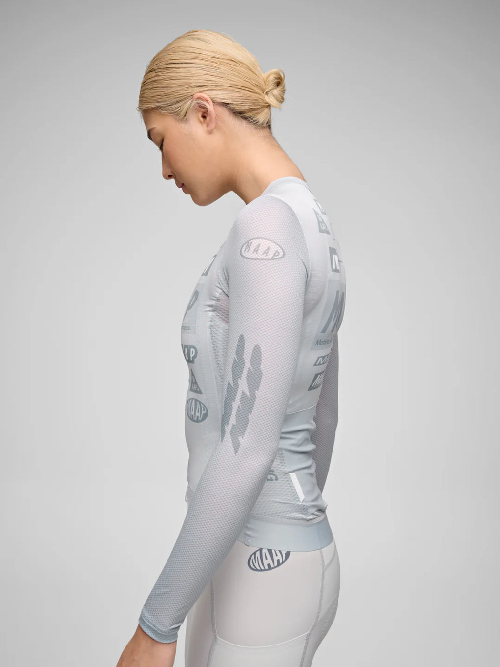 Femme Maillot Manches Longues Pro air 3.0 Drome - Ice Gray